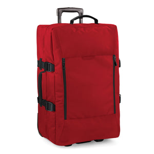 Bagbase Escape Dual-Layer Medium Cabin Wheelie Travel Bag/Suitcase (19 Gallons) (Classic Red) (One Size)