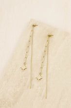 Load image into Gallery viewer, Shooting Star 18k Gold Plated Earrings