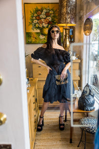 Black Lace Veranda Dress