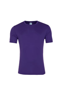 Mens Smooth Short Sleeve T-Shirt - Purple