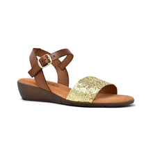 Load image into Gallery viewer, Bobbi-Lee Wedge Sandal In Leather