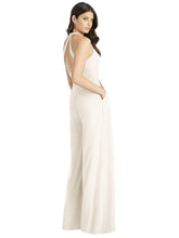 Load image into Gallery viewer, V-Neck Backless Pleated Front Jumpsuit - Arielle