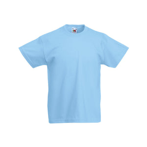 Fruit Of The Loom Childrens/Teens Original Short Sleeve T-Shirt (Sky Blue)