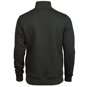 Tee Jays Mens Half Zip Sweatshirt (Dark Gray)