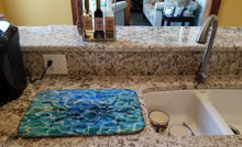 Load image into Gallery viewer, 14 in x 21 in Crab Under water Dish Drying Mat