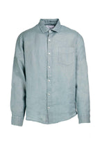 Load image into Gallery viewer, Long Sleeved Front Pocket Linen Shirt
