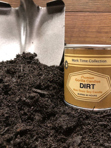 Dirt candle