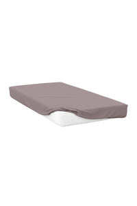 Belledorm 400 Thread Count Egyptian Cotton Fitted Sheet (Pewter) (Queen) (UK - Kingsize)