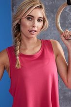 Load image into Gallery viewer, Womens/Ladies Girlie Smooth Sports Vest - Hot Pink