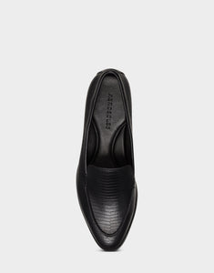 Men's East Side Shoes - Black Lizard