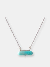 Load image into Gallery viewer, Amazonite Horizon Necklace - Silver