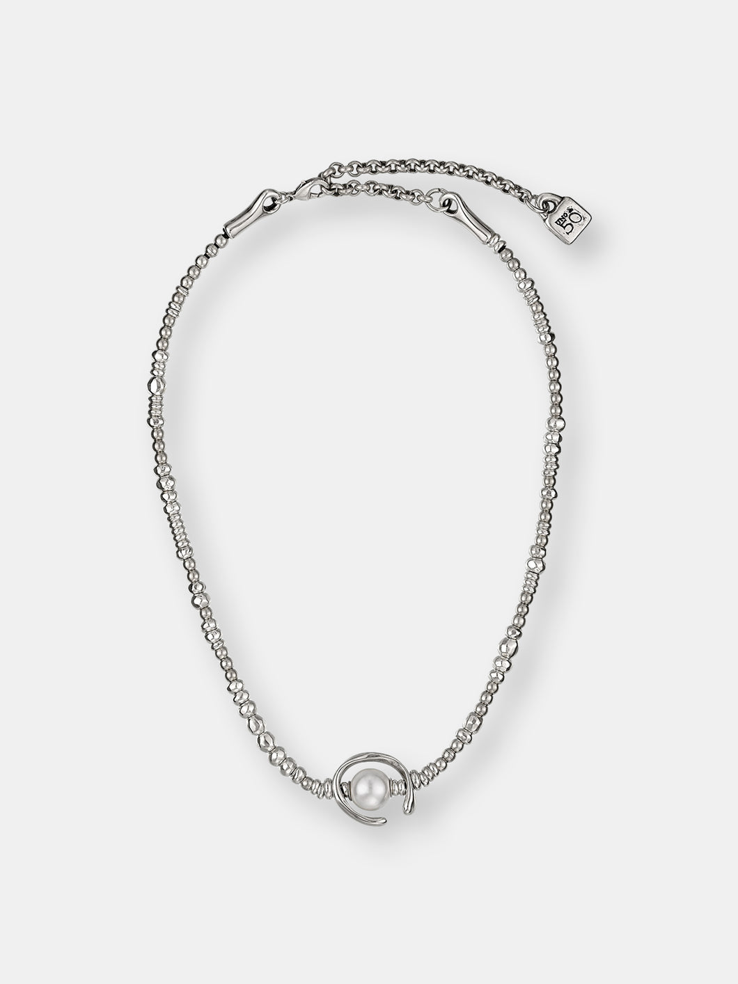 Another round, oh oh oh…! Silver Necklace