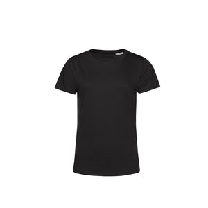 B&C Womens/Ladies E150 Organic Short-Sleeved T-Shirt (Black)