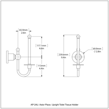 Load image into Gallery viewer, Astor Place Collection Upright Toilet Tissue Holder
