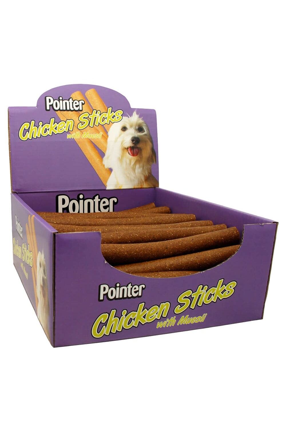Pointer Sticks Chicken Flavored Dogs Snacks 50 Pack (May Vary) (One Size)