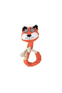 Fofos Eye Fox Rope Dog Toy (Orange) (One Size)