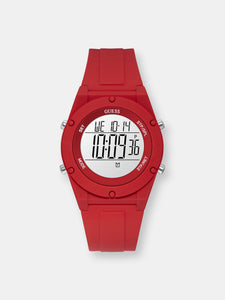 Guess Women's Digi Pop U1282L3 Red Silicone Quartz Fashion Watch