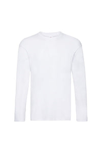 Fruit of the Loom Mens R Long-Sleeved T-Shirt (White)