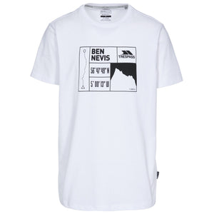 Trespass Mens Ben Nevis T-Shirt (White)