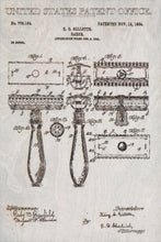 Load image into Gallery viewer, Safety Razor Patent Print