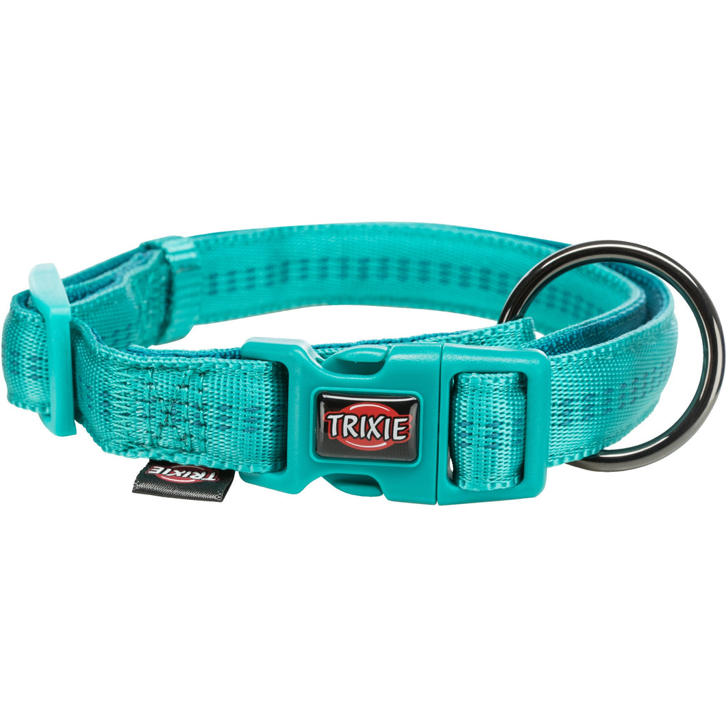 Trixie Softline Elegance Dog Collar (Ocean Blue/Petrol Blue) (S, M)