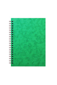 Silvine A6 Wirebound Hardback Notebook 100 Sheets (Pack Of 12) (Green) (One Size)
