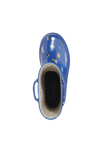 Regatta Great Outdoors Childrens/Kids Minnow Patterned Wellington Boots (Petrol Blue)