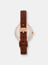 Load image into Gallery viewer, Kenneth Cole Women&#39;s Classic Mop Crystal Dial KC51054006 Brown Leather Quartz Fashion Watch