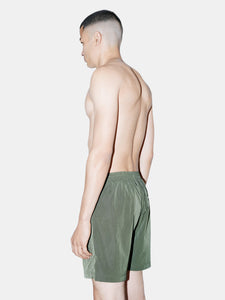 Military Green Classic Swim Shorts