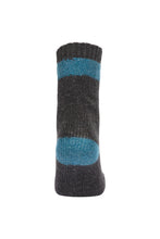 Load image into Gallery viewer, Trespass Unisex Adult Agenta Boot Socks (Black/Aqua Blue/Fig)