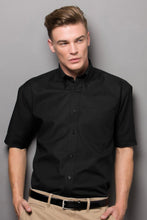 Load image into Gallery viewer, B&amp;C Mens Smart Short Sleeve Shirt / Mens Shirts (Black)