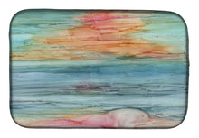 Load image into Gallery viewer, 14 in x 21 in Abstract Rainbow Dish Drying Mat