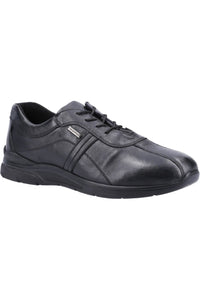 Mens Cam 2 Leather Sneakers - Black