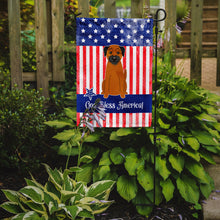 Load image into Gallery viewer, Patriotic USA Border Terrier Garden Flag 2-Sided 2-Ply