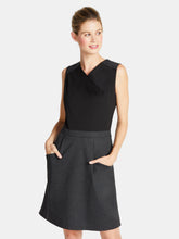 Load image into Gallery viewer, West End Dress - Black Houndstooth