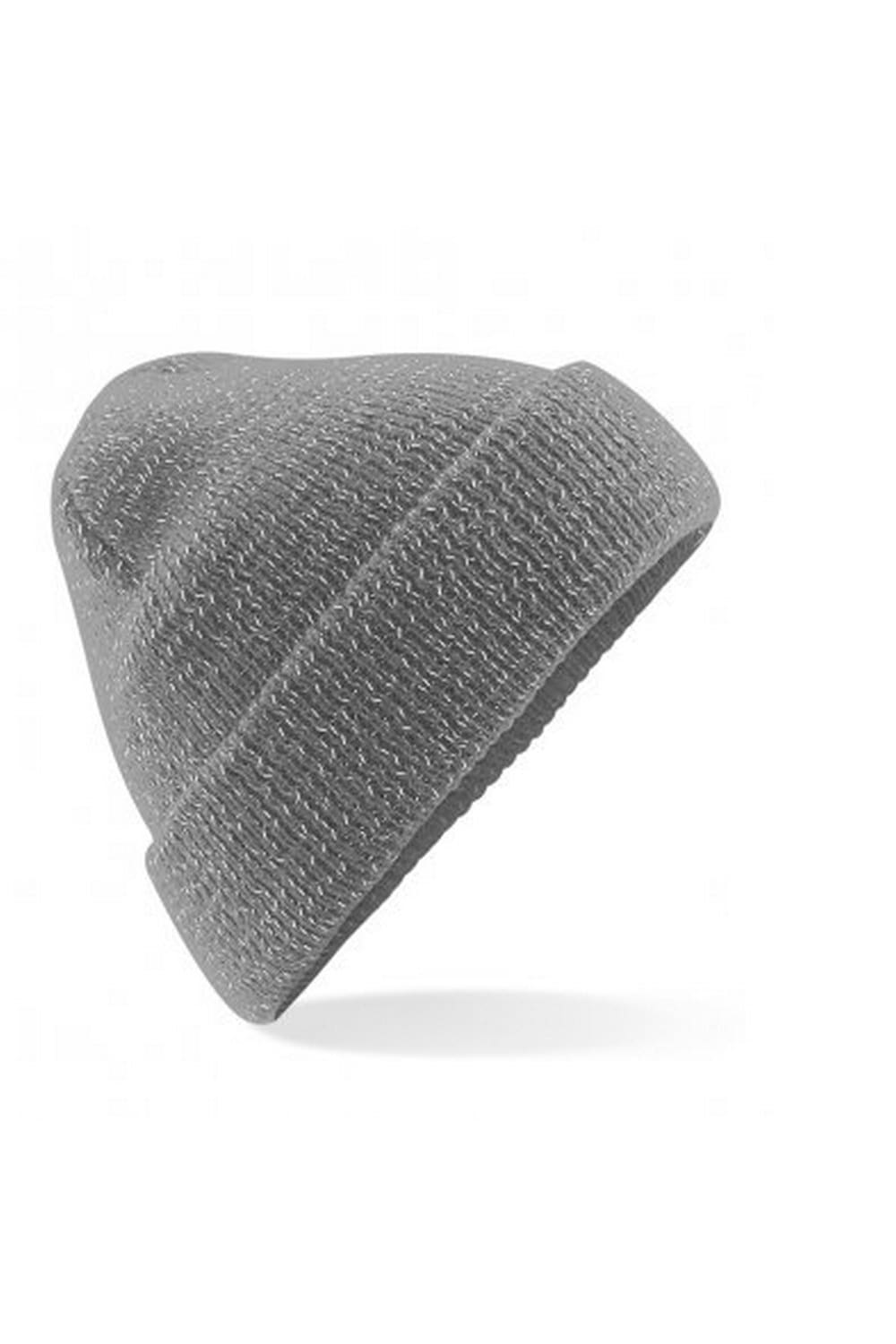 Beechfield Unisex Reflective Beanie (Graphite Gray)