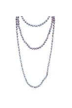 Load image into Gallery viewer, Light Purple Crystal Beaded Necklace