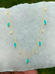 Turquoise Drops of Spring
