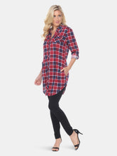 Load image into Gallery viewer, Piper Stretchy Plaid Tunic
