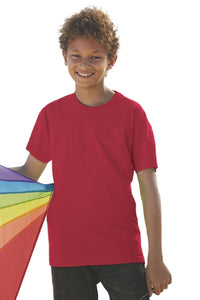 Fruit Of The Loom Childrens/Kids Original Short Sleeve T-Shirt (Brick Red)