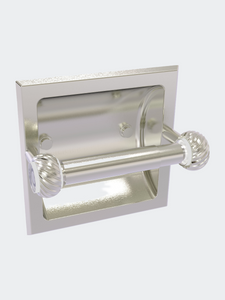 Clearview Collection Recessed Toilet Paper Holder With Twisted Accents