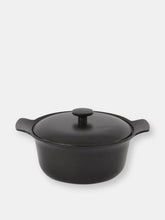 Load image into Gallery viewer, BergHOFF Ron 10&quot; Cast Iron Covered Stockpot 4.4QT, Black