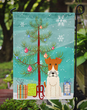 Load image into Gallery viewer, Merry Christmas Tree Wire Fox Terrier Garden Flag 2-Sided 2-Ply
