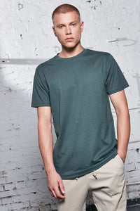 Mens T-Shirt Round Neck - Bottle Green