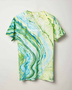 Green Marble Rainbow T-shirt