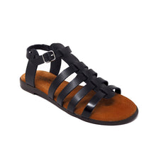 Load image into Gallery viewer, Areca Flat Sandal In Leather