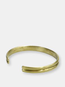 Ridge Brass Cuff