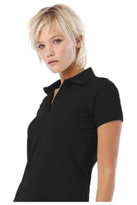 B&C Safran Pure Ladies Short Sleeve Polo Shirt (Black)