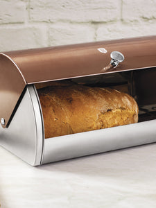 Bread Box With Metallic Door