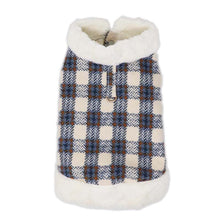 Load image into Gallery viewer, Blue Plaid Dog Jacket